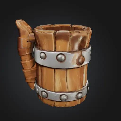 Wooden Tankard