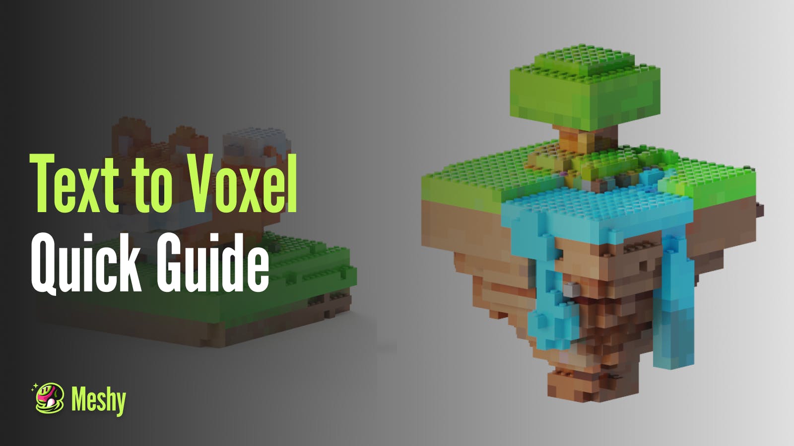 Meshy + MagicaVoxel: Create Stunning Voxel Game Assets in Just 1 Minute