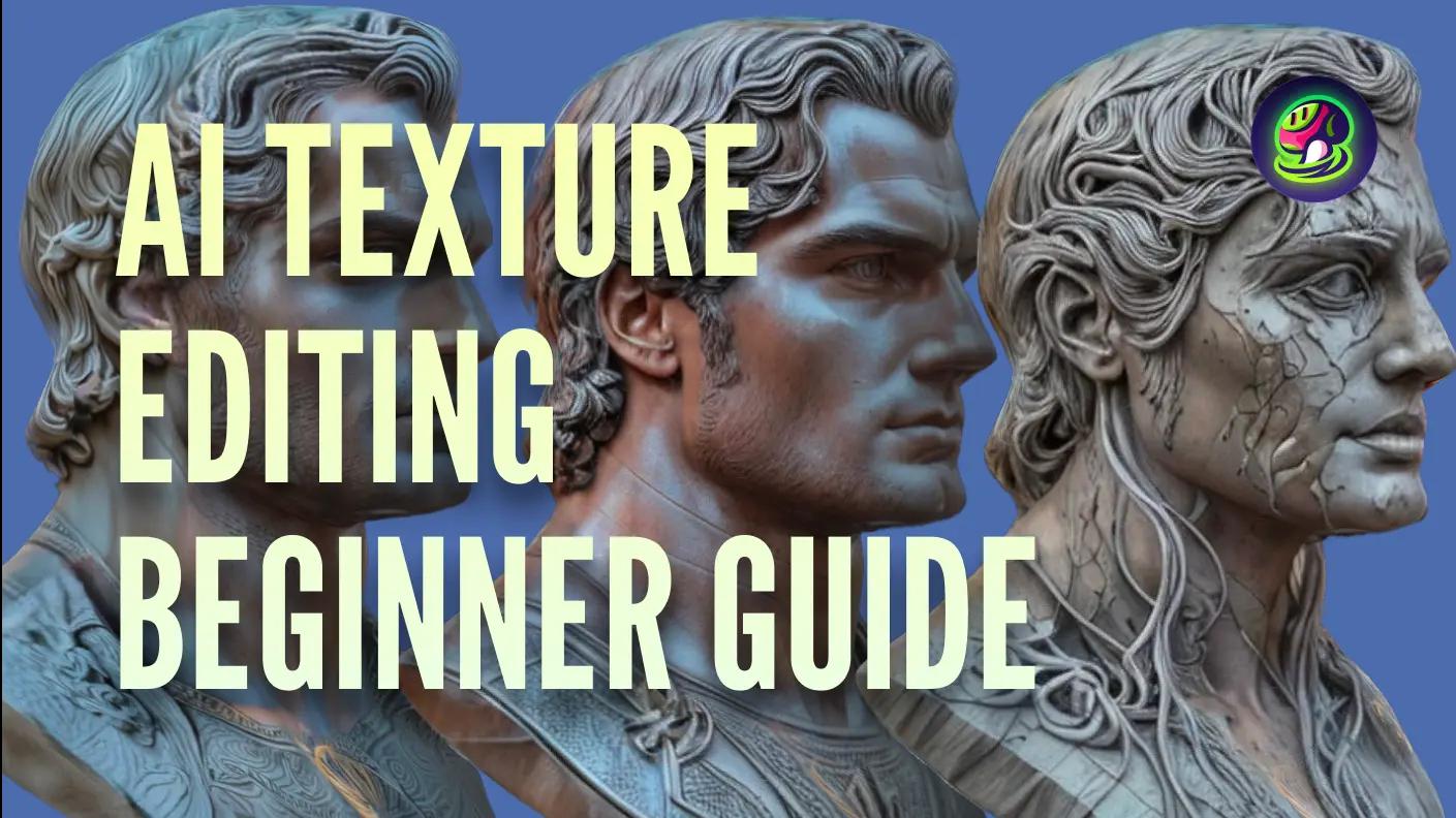 How to Fix 3D Modeling Flaws Like a Wizard: AI Texture Editing