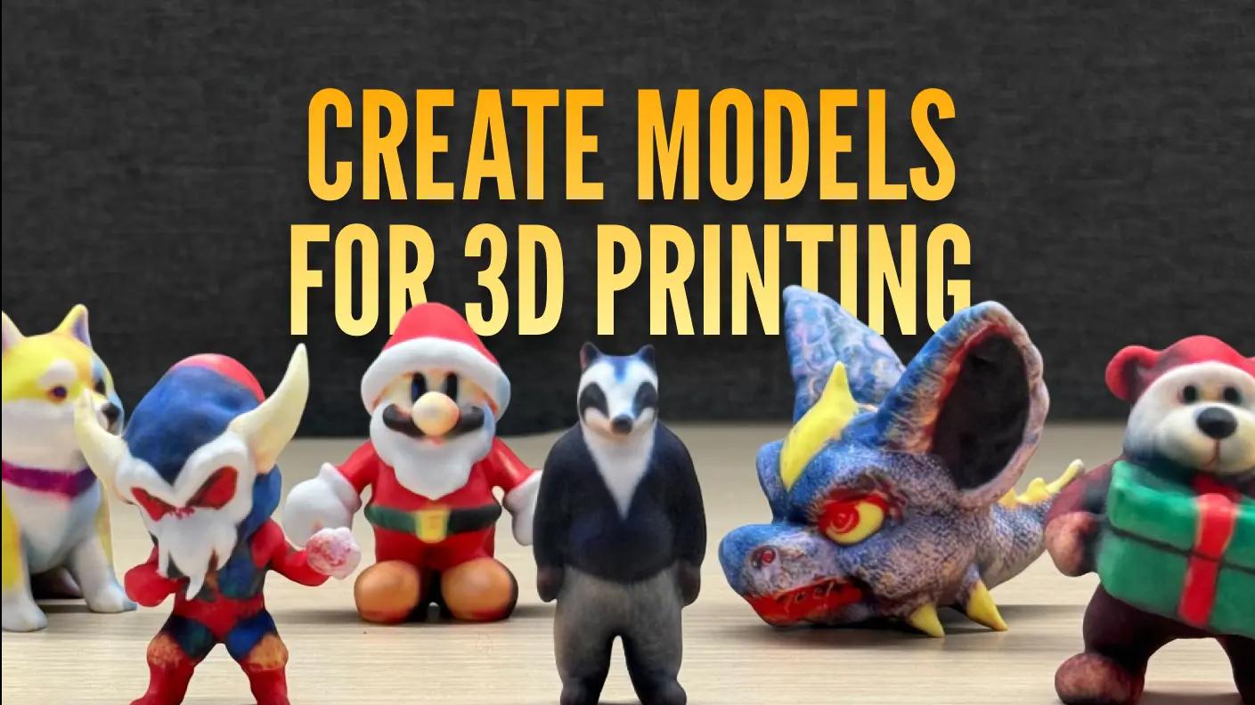 How to Create 3D Models for 3D Printing Using Meshy?