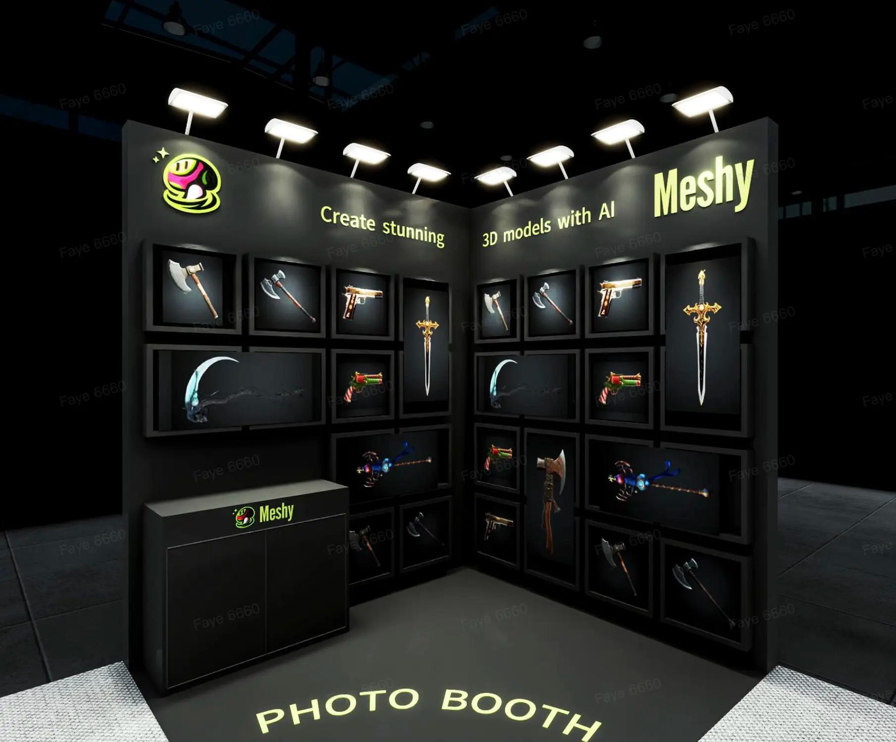 Meshy's GDC Booth