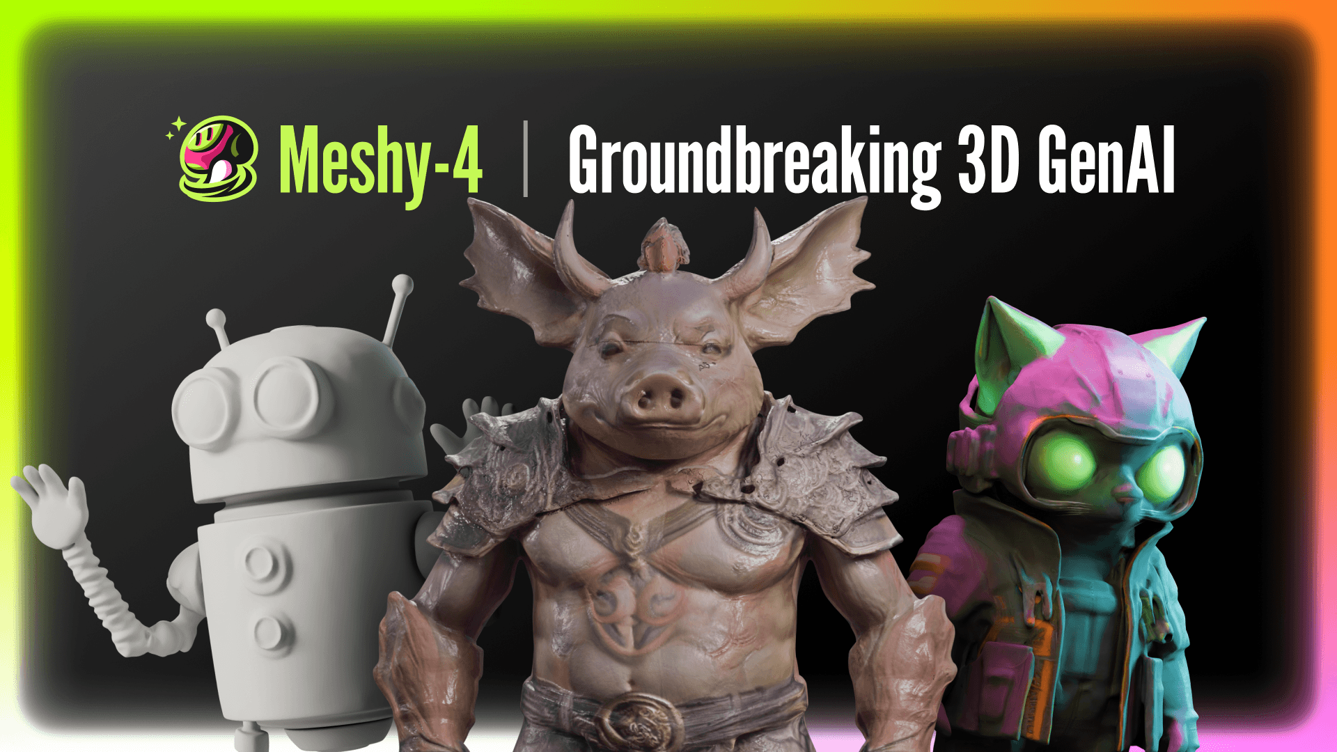 Meshy-4: Break Grounds