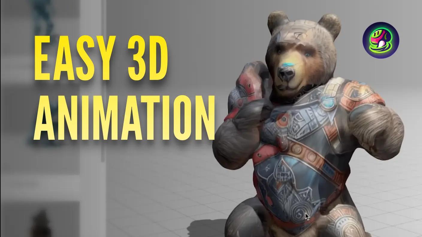 Simplify Your 3D Workflow: Using AI for Easy Animation