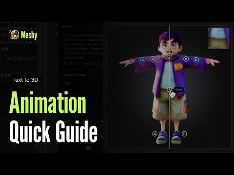 Easy 3D Animation with Meshy: Bring Characters to Life in Just a Few Clicks