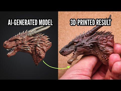 Make Your Own 3D Printed Models from Scratch with AI – Generate, Print, and Paint!