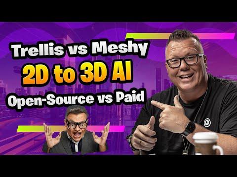 Trellis AI vs Meshy 3D: What’s the Better Tool For Game Dev 2d to 3D?