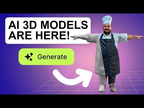 AI to 3D is HERE! A Simple Workflow (Meshy)