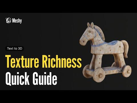 How to Optimize Texture Quality with just a Few Clicks | Meshy Tutorial