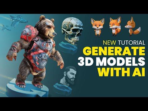 Create Stunning 3D Models & Textures With AI  - Full AI Animation Tutorial