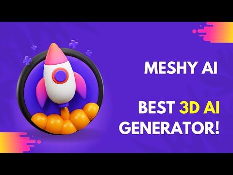 Image to 3D Models in Seconds? Meet Meshy AI!