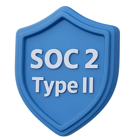 SOC2 - Type II certified for enterprise-grade information security