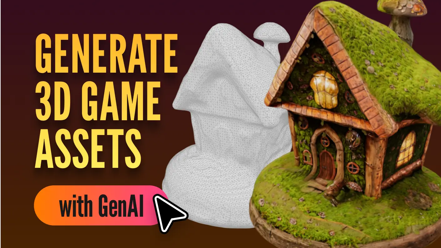 Création d'actifs 3D : IA générative pour le développement de jeux